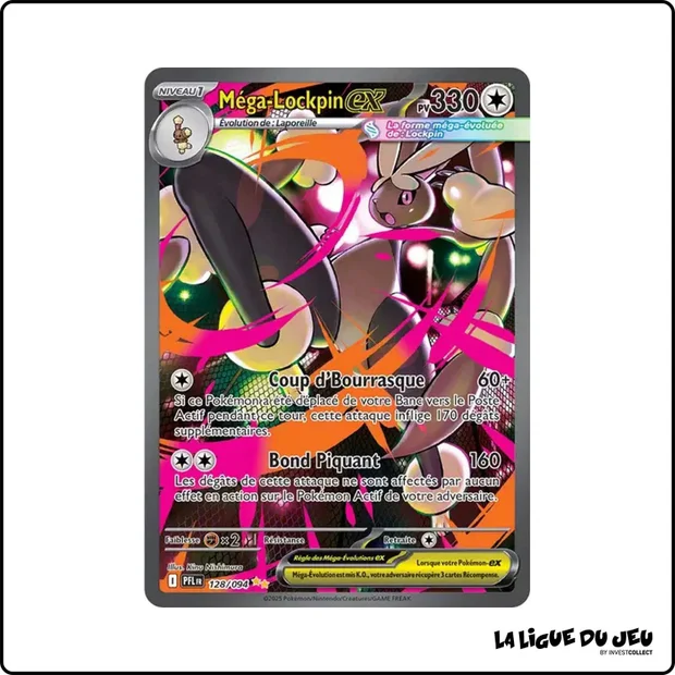 ISR - Pokemon - Flammes Fantasmagoriques - Méga-Lockpin ex 128/94