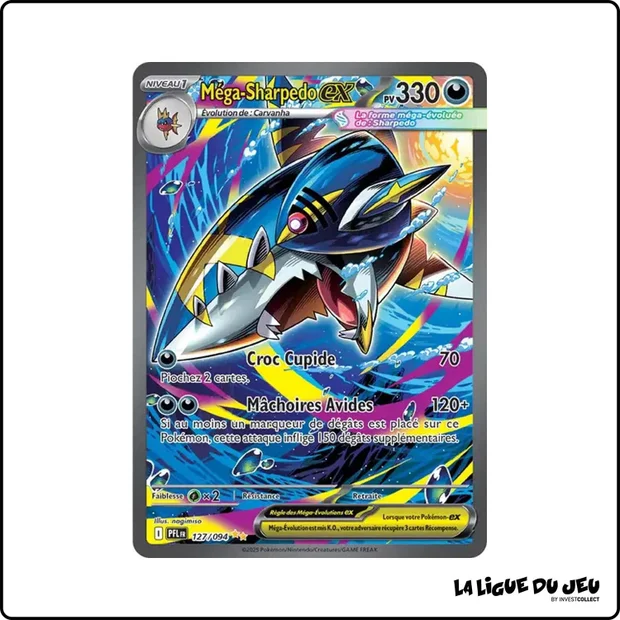 ISR - Pokemon - Flammes Fantasmagoriques - Méga-Sharpedo ex 127/94