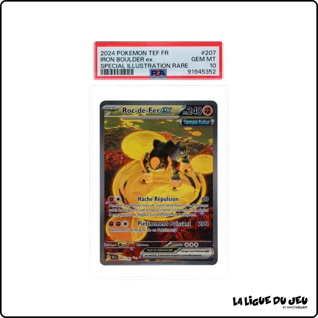 ISR - Pokemon - Forces Temporelles - Roc-de-Fer ex 207/162 - PSA 10 - Français