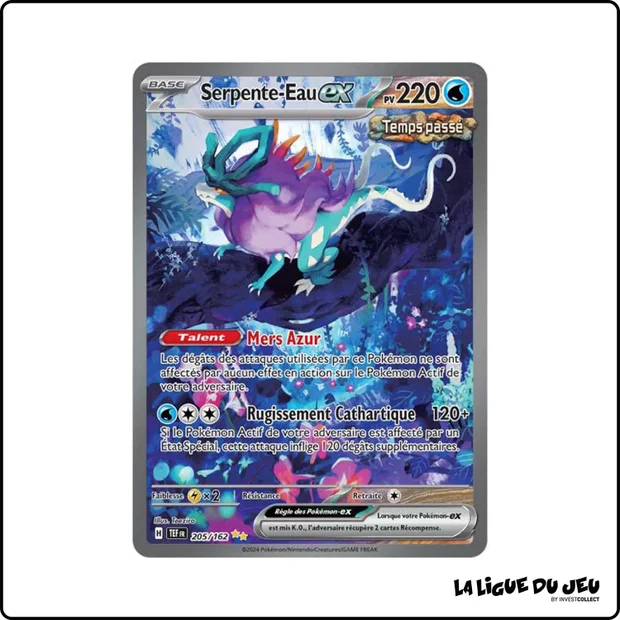 ISR - Pokemon - Forces Temporelles - Serpente-Eau-ex 205/162
