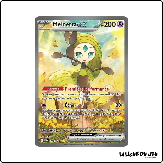 ISR - Pokemon - Foudre Noire - Meloetta ex 167/86