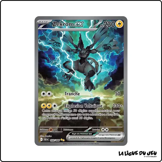 ISR - Pokemon - Foudre Noire - Zekrom ex 166/86