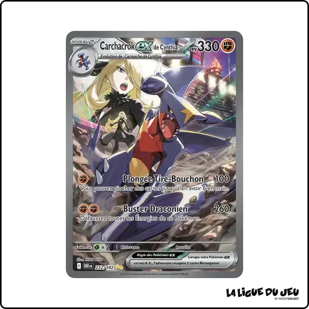 ISR - Pokemon - Rivalités Destinées - Carchacrok de Cynthia 232/182