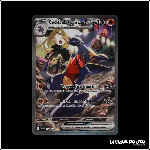 ISR - Pokemon - Rivalités Destinées - Carchacrok de Cynthia 232/182
