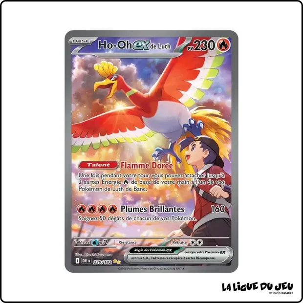 ISR - Pokemon - Rivalités Destinées - Ho-Oh ex de Luth 230/182
