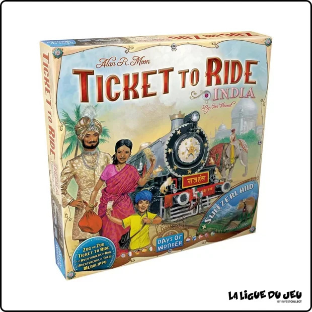 Les Aventuriers du Rail - Extension: Inde & Suisse