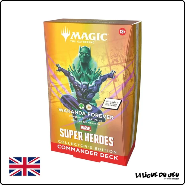 Lot de 4 Decks - Magic the Gathering - Marvel Super Heroes - Commander Collector - Scellé - Anglais