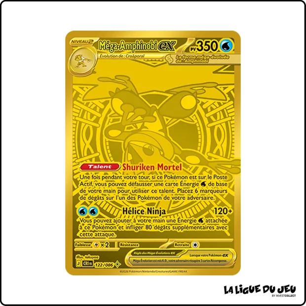 MHR - Pokemon - Chaos Ascendant - Méga-Amphinobi ex 122/86