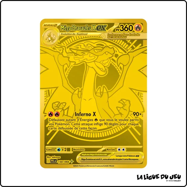 MHR - Pokemon - Flammes Fantasmagoriques - Méga-Dracaufeu X ex 130/94