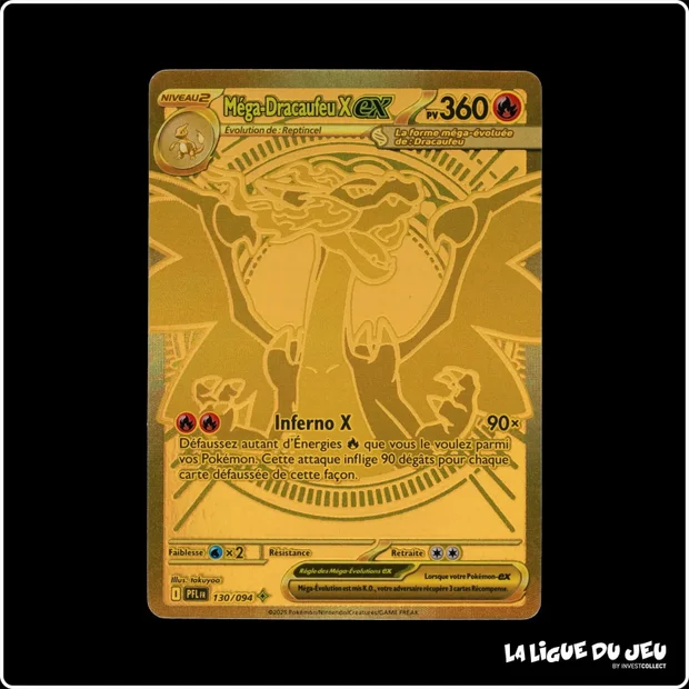 MHR - Pokemon - Flammes Fantasmagoriques - Méga-Dracaufeu X ex 130/94