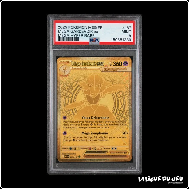 MHR - Pokemon - Méga-Évolution de Base - Méga-Gardevoir ex - 187/132 - PSA 9 - Français