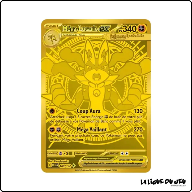 MHR - Pokemon - Méga Évolution de Base - Méga-Lucario ex 188/132