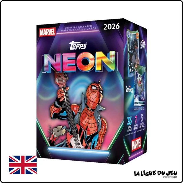 Box - Topps - 2026 Neon Marvel - Value Box - Scellé - Anglais