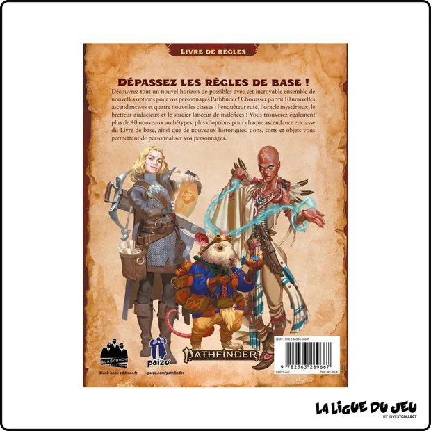 Pathfinder 2e Édition - Guide des Joueurs Règles Avancées