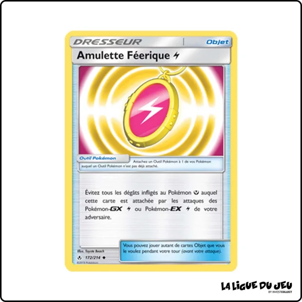 Peu commune - Pokemon - Alliance Infaillible - Amulette Féerique Électrique 172/214