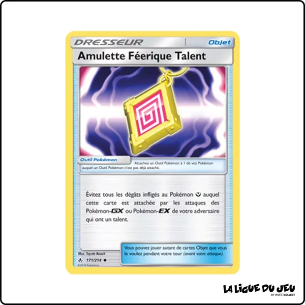Peu commune - Pokemon - Alliance Infaillible - Amulette Féerique Talent 171/214