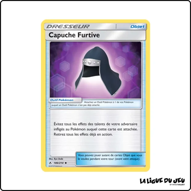 Peu commune - Pokemon - Alliance Infaillible - Capuche Furtive 186/214