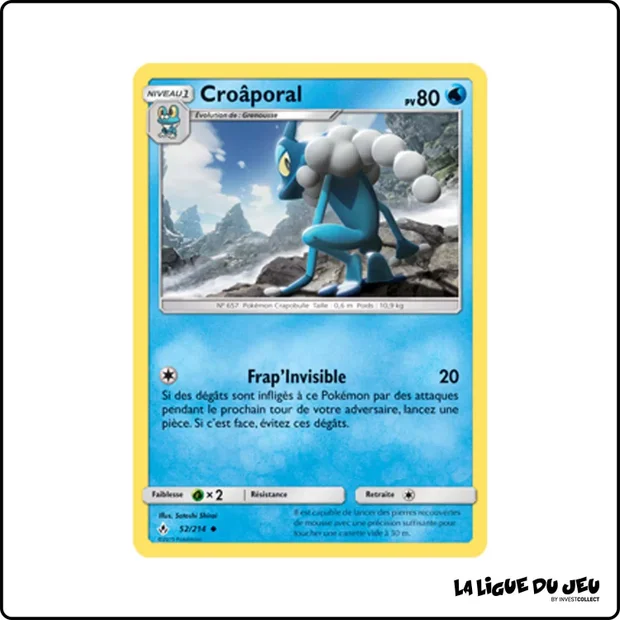 Peu commune - Pokemon - Alliance Infaillible - Croâporal 52/214
