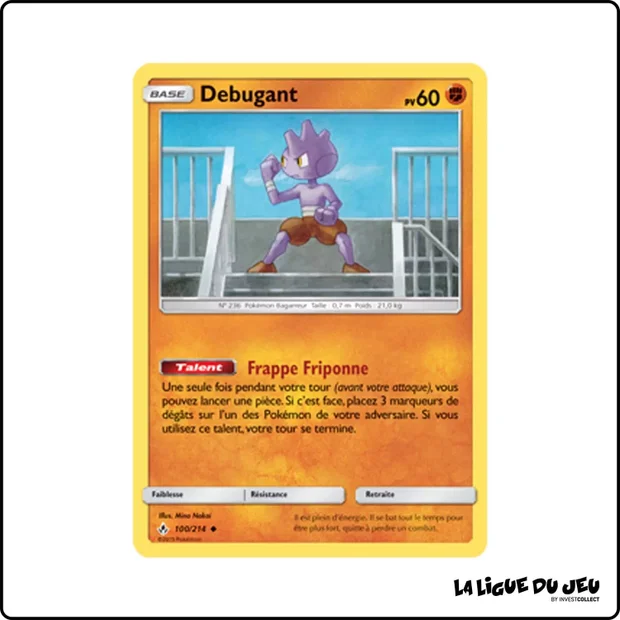 Peu commune - Pokemon - Alliance Infaillible - Debugant 100/214