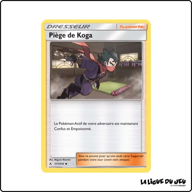 Peu commune - Pokemon - Alliance Infaillible - Piège de Koga 177/214