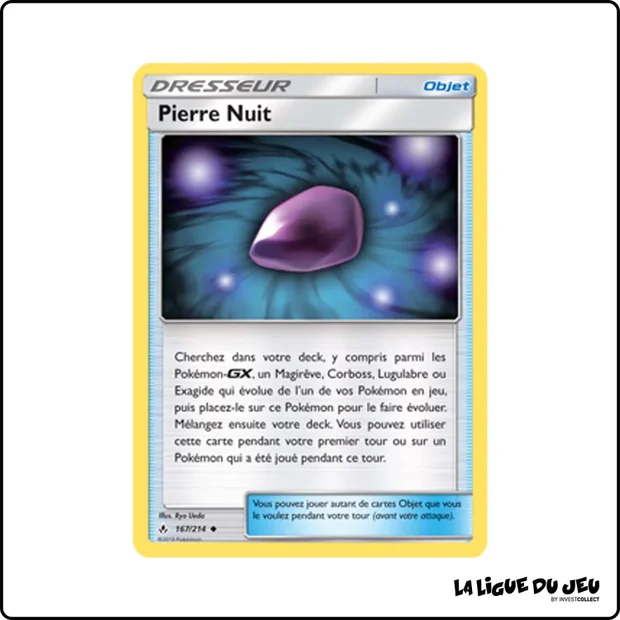Peu commune - Pokemon - Alliance Infaillible - Pierre Nuit 167/214