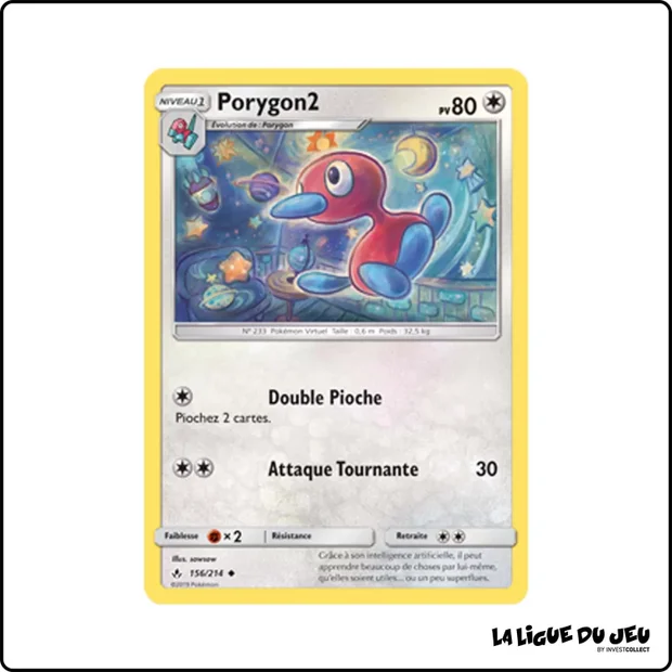Peu commune - Pokemon - Alliance Infaillible - Porygon2 156/214