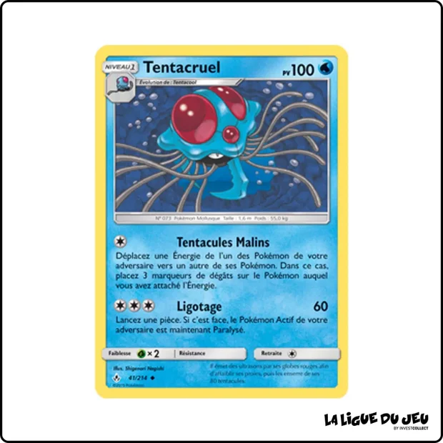 Peu commune - Pokemon - Alliance Infaillible - Tentacruel 41/214