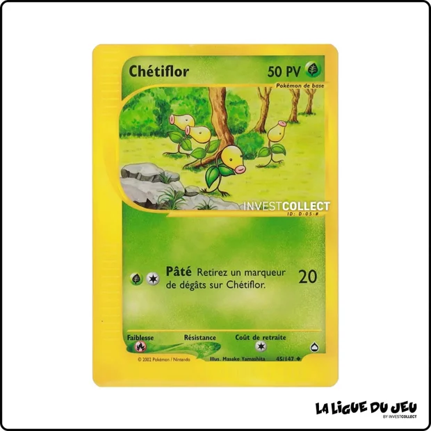 Peu commune - Pokemon - Aquapolis - Chétiflor 45/147