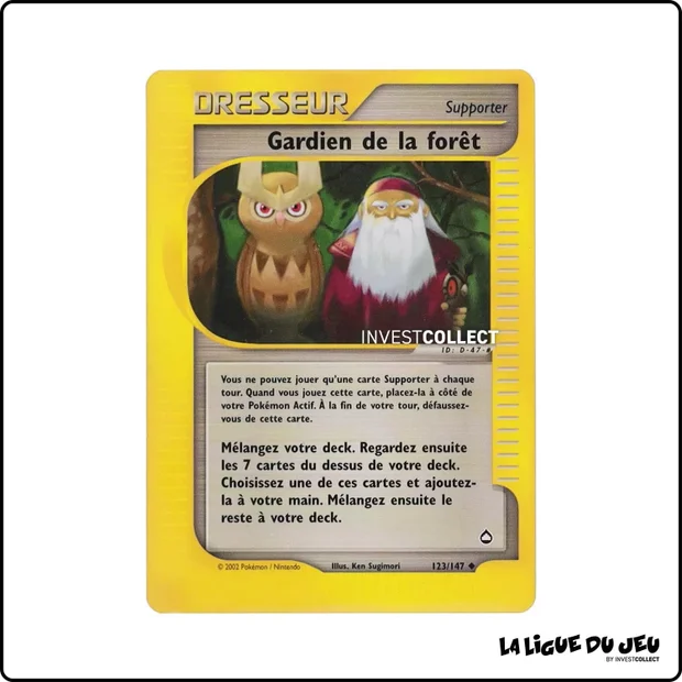 Peu commune - Pokemon - Aquapolis - Gardien de la forêt 123/147