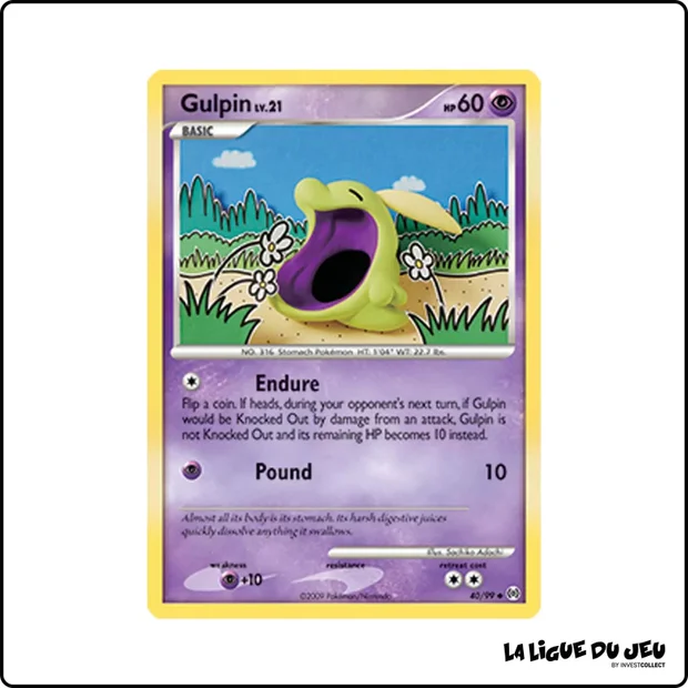 Peu commune - Pokemon - Arceus - Gulpin 40/99