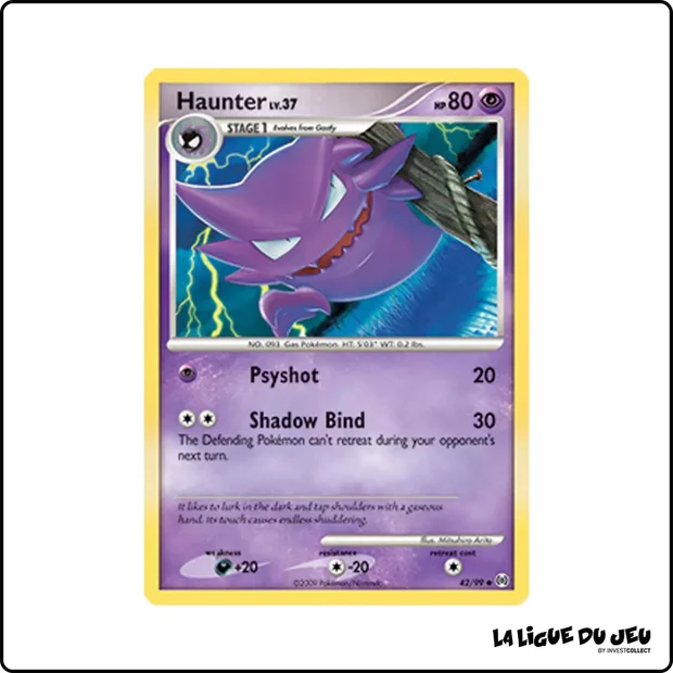 Peu commune - Pokemon - Arceus - Haunter 42/99