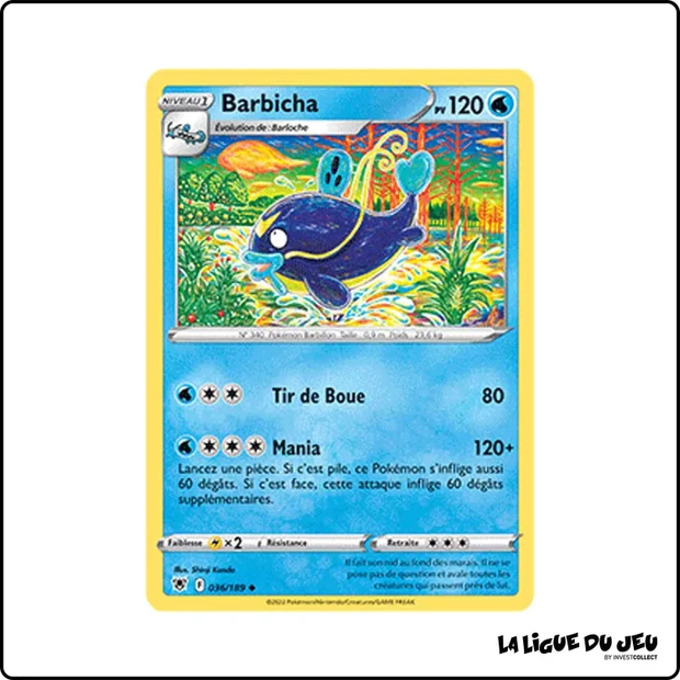 Peu commune - Pokemon - Astres Radieux - Barbicha 36/189