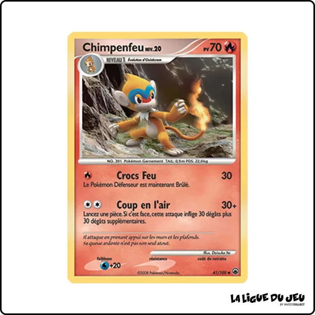 Peu commune - Pokemon - Aube Majestueuse - Chimpenfeu 41/100