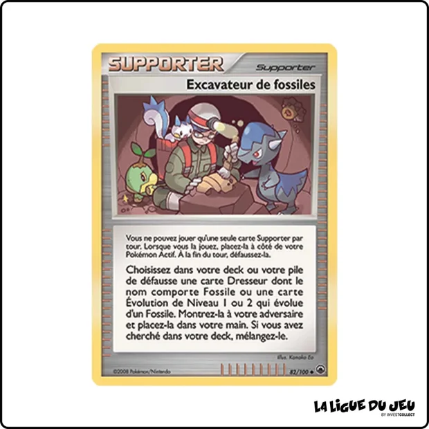 Peu commune - Pokemon - Aube Majestueuse - Excavateur de fossiles 82/100