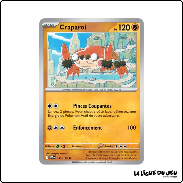 Peu commune - Pokemon - Aventures Ensemble - Craparoi 90/159
