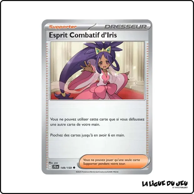 Peu commune - Pokemon - Aventures Ensemble - Esprit Combatif d'Iris 149/159