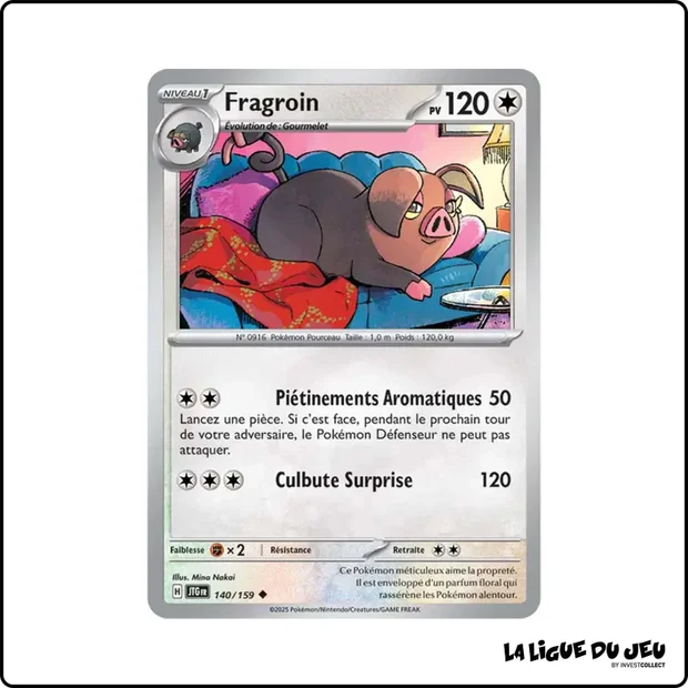 Peu commune - Pokemon - Aventures Ensemble - Fragroin 140/159
