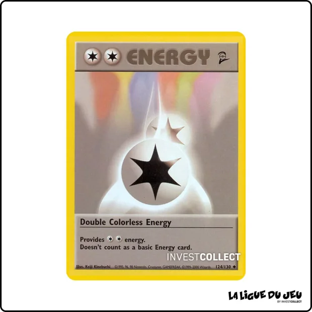 Peu commune - Pokemon - Base Set 2 - Double Colorless Energy 124/130
