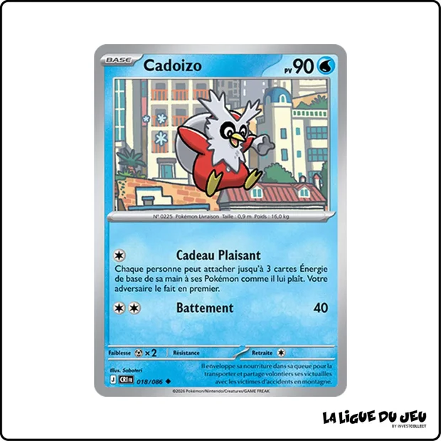 Peu commune - Pokemon - Chaos Ascendant - Cadoizo 18/86