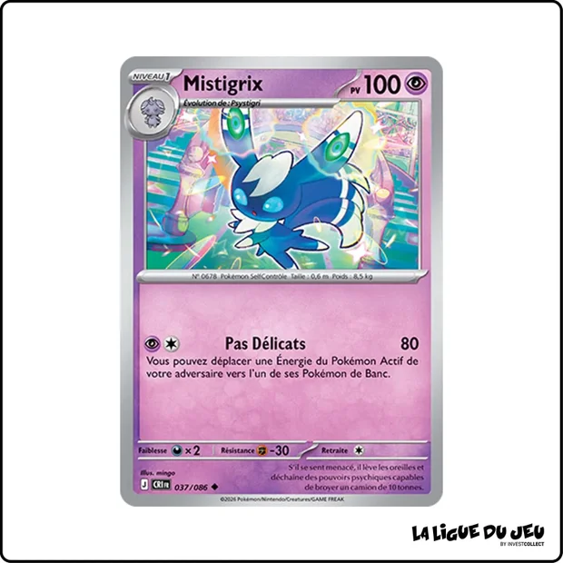 Peu commune - Pokemon - Chaos Ascendant - Mistigrix 37/86