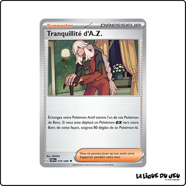 Peu commune - Pokemon - Chaos Ascendant - Tranquilité d'A.Z. 76/86