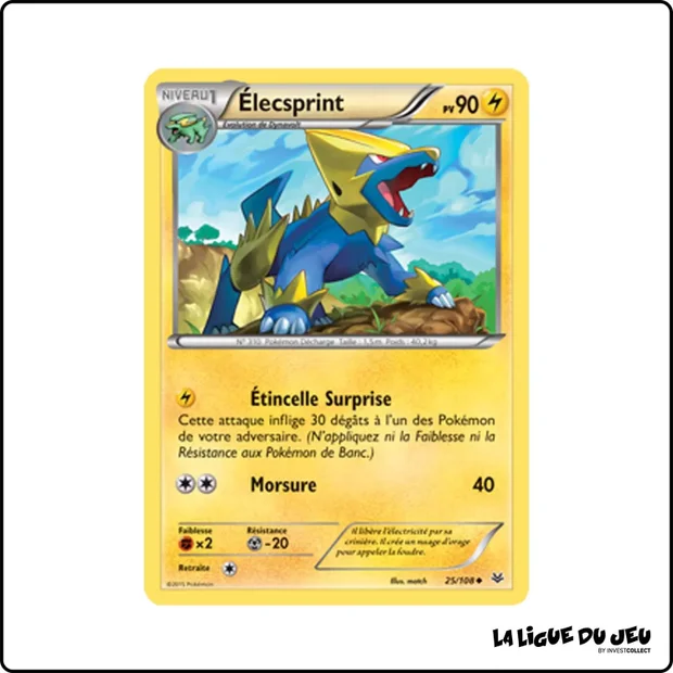 Peu commune - Pokemon - Ciel Rugissant - Élecsprint 25/108