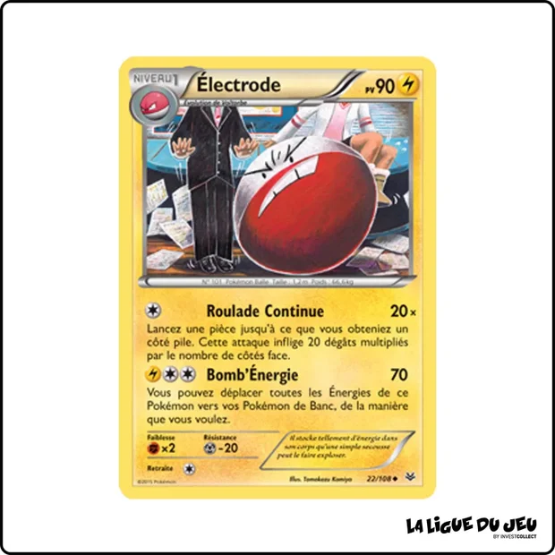 Peu commune - Pokemon - Ciel Rugissant - Électrode 22/108