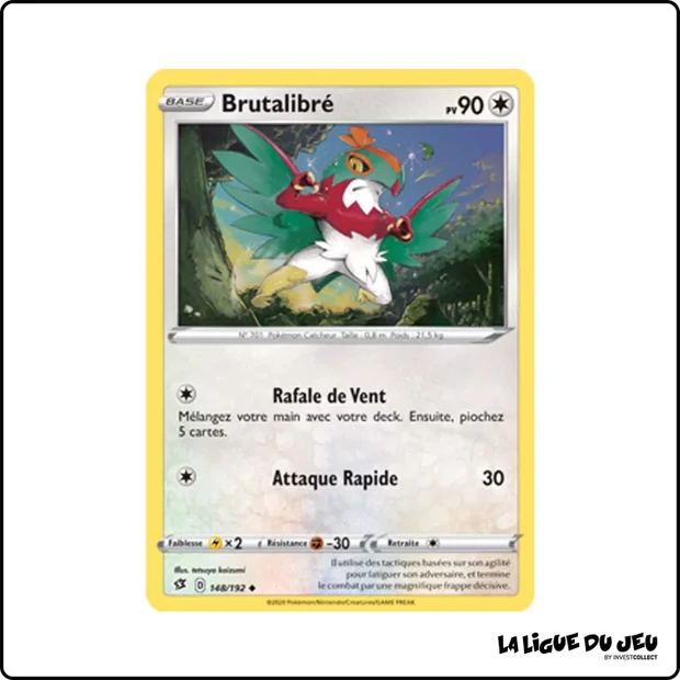 Peu commune - Pokemon - Clash des Rebelles - Brutalibré 148/192