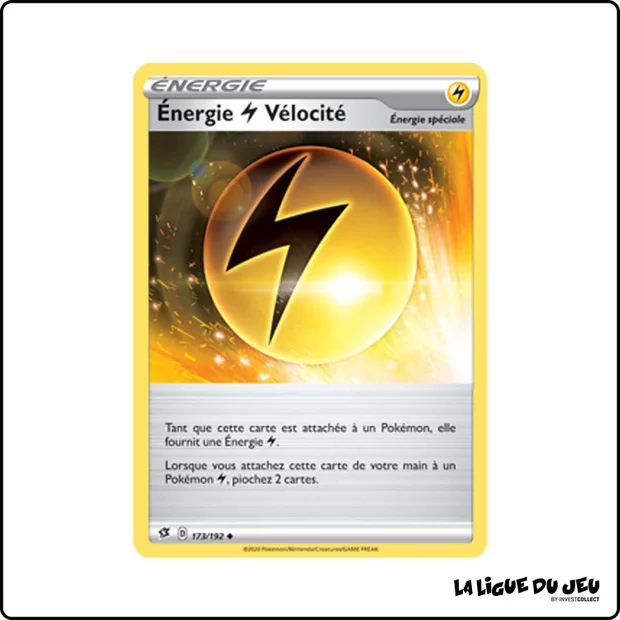 Peu commune - Pokemon - Clash des Rebelles - Énergie Électrique Vélocité 173/192