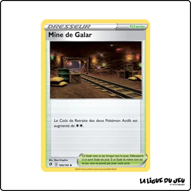 Peu commune - Pokemon - Clash des Rebelles - Mine de Galar 160/192