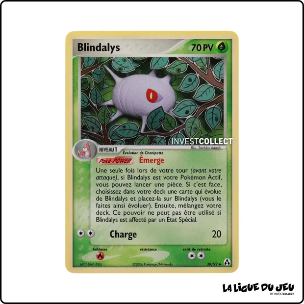 Peu commune - Pokemon - Créateurs de Légendes - Blindalys 30/92