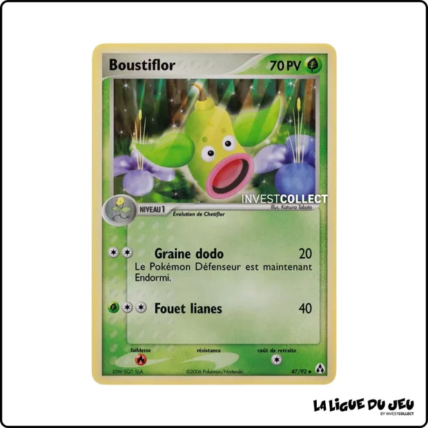 Peu commune - Pokemon - Créateurs de Légendes - Boustiflor 47/92
