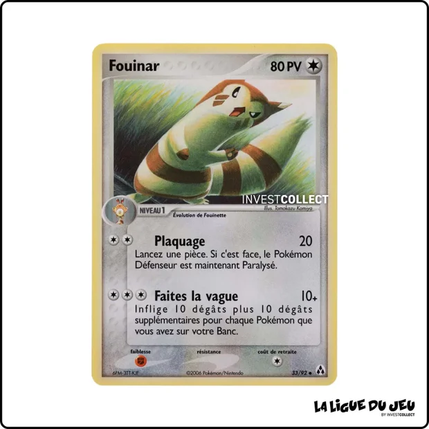 Peu commune - Pokemon - Créateurs de Légendes - Fouinar 33/92