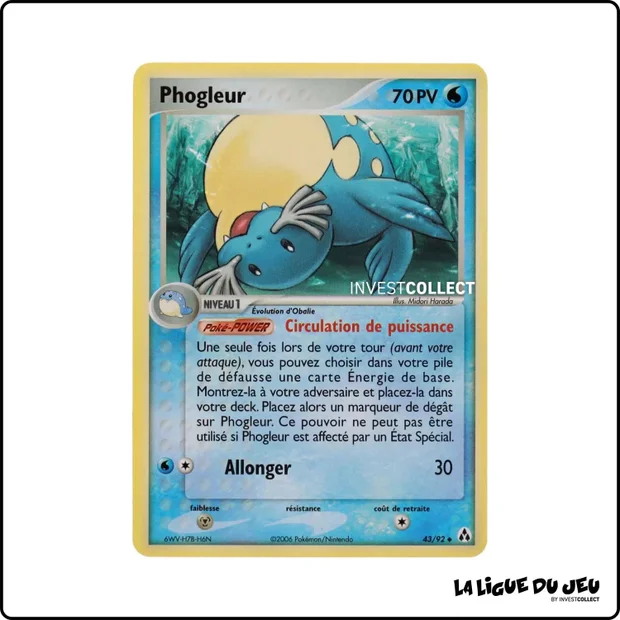 Peu commune - Pokemon - Créateurs de Légendes - Phogleur 43/92